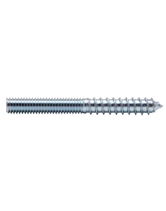 3/8-16 x 3 Hanger Bolt Zinc 50/Box - 300/Ctn