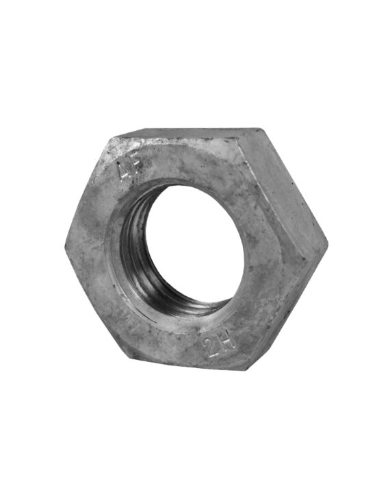 Heavy Hex Jam Nut A194 Gr2H Galvanized
