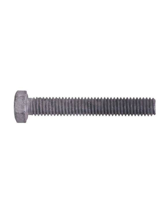3/8-16 x 2-1/2 Hex Tap Bolt, Full Thread, Grade 5 Galvanized