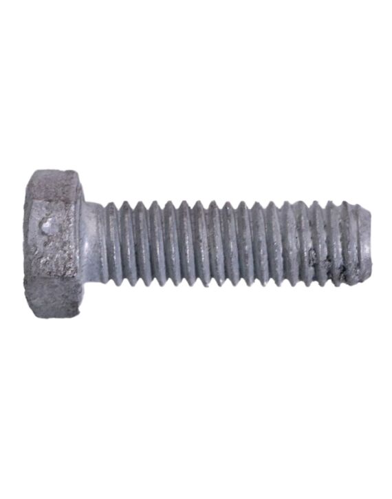3/8-16 x 1-1/4 Hex Tap Bolt, Full Thread, Grade 5 Galvanized 100/box