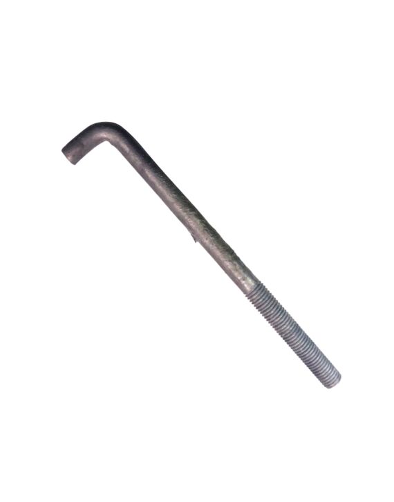 5/8-11 x 10 L Shape Anchor Bolt Galvanized with Nut and Washer 50/Box