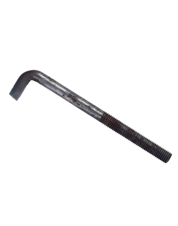 5/8-11 x 8 L Shape Anchor Bolt Plain with Nut and Washer