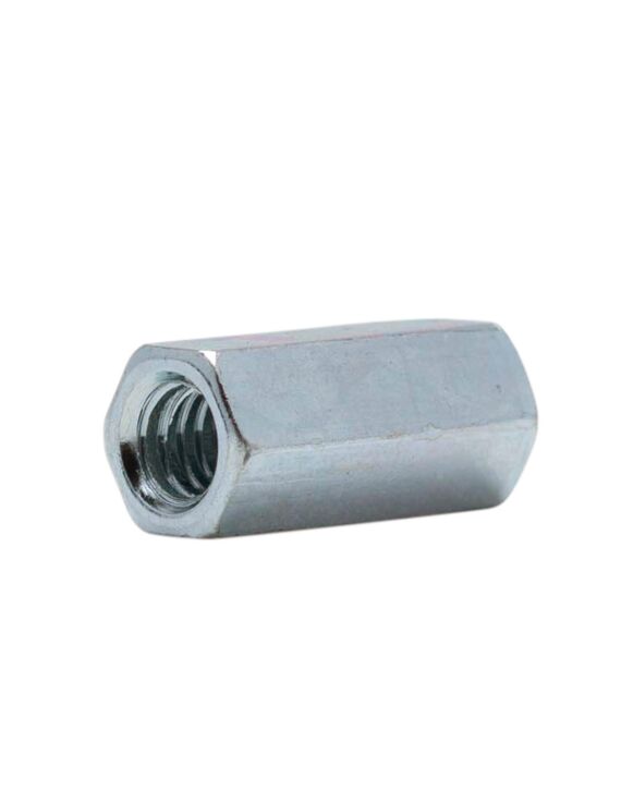 1/4-20 x 7/8 Rod Coupling Nut Grade 2 Zinc 100/Box - 1500/Ctn