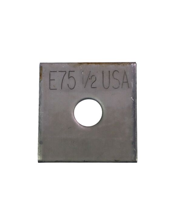 1/2 x 1/8 x 2 x 2 Square Washer Plain