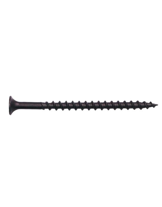 8 x 2-1/2 Drywall Screw Bugle Phillips Coarse Thread Black Phosphate 2500/Ctn