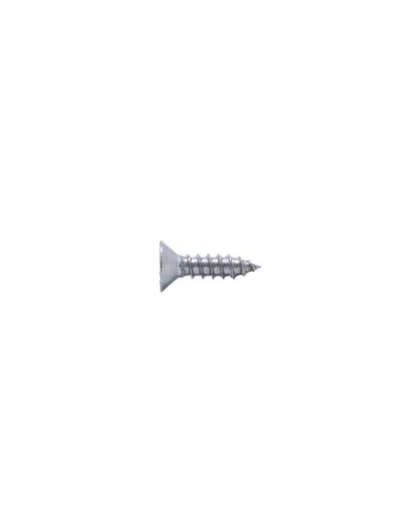 10-16 x 3/4 Flat Phillips Head Sheet Metal Screw Type AB Gr 18.8 Stainless Steel 1000/Box
