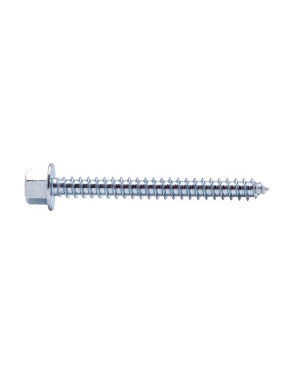 5/16 x 3 High Head 7/16 A/F Hex Washer Lag Screw Zinc 100/Bx 800/Ctn