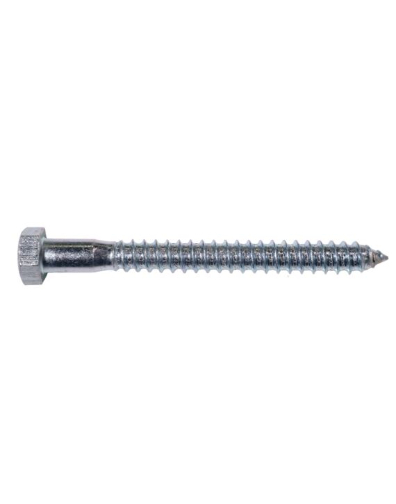 1/2 x 5 Hex Lag Screw Zinc - 25/Box