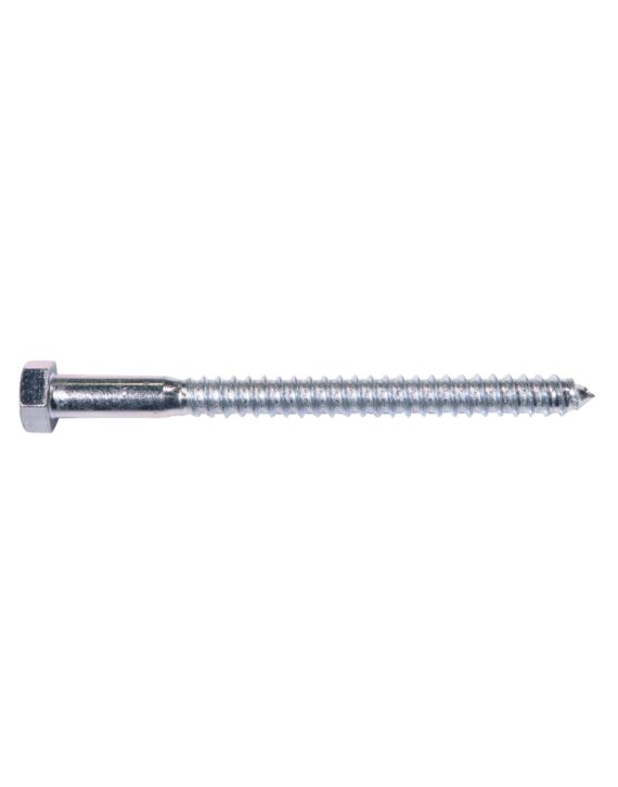 1/2 x 6 Hex Lag Screw Zinc 25/Box