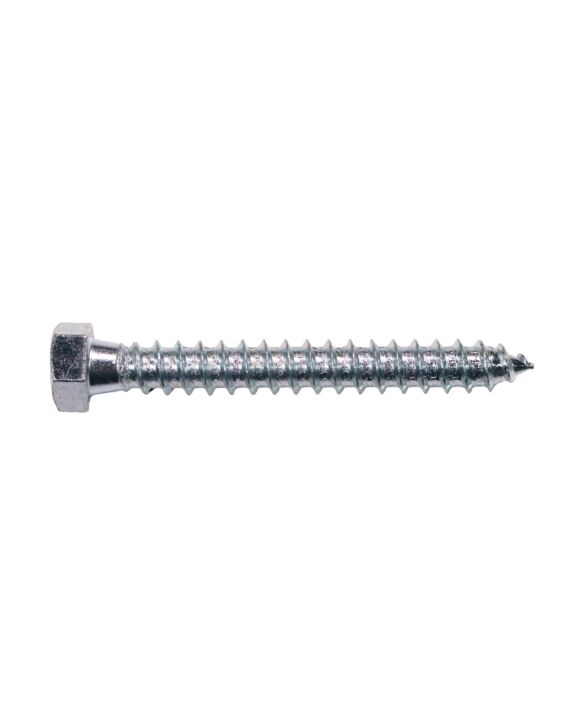 3/8 x 3 Hex Lag Screw (Full Thread) Zinc 50/Box - 400/Ctn