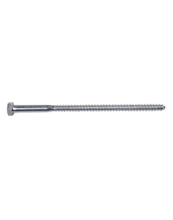 1/4 x 6 Hex Lag Screw Zinc 100/Box