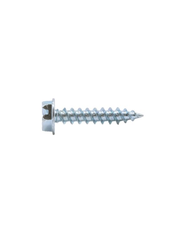 8 x 3/4 Hex Slot Washer Head Needle Point Screws Zinc 1000 Pc Jar