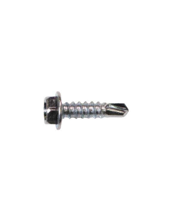8 x 5/8 Hex Washer Head Self Drilling Screw Zinc 100/Box