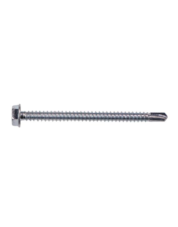 10 x 2-1/2 Hex Washer Head Self Drilling Screw Zinc 100/Box - 1500/Ctn