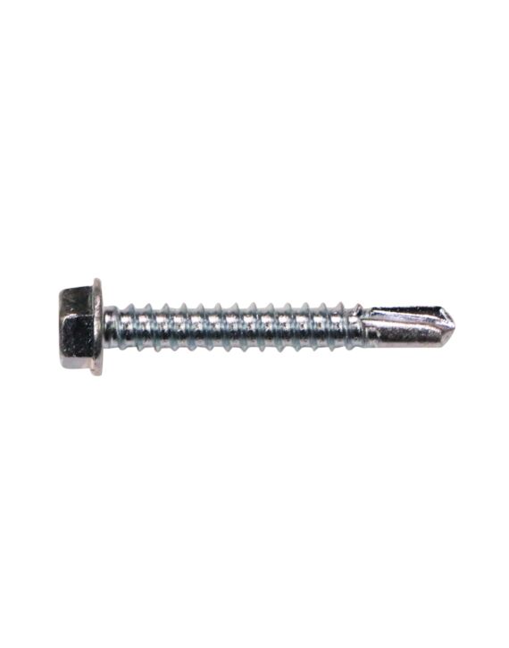 12 x 1-1/2 Hex Washer Head Self Drilling Screw Zinc 3000/Ctn