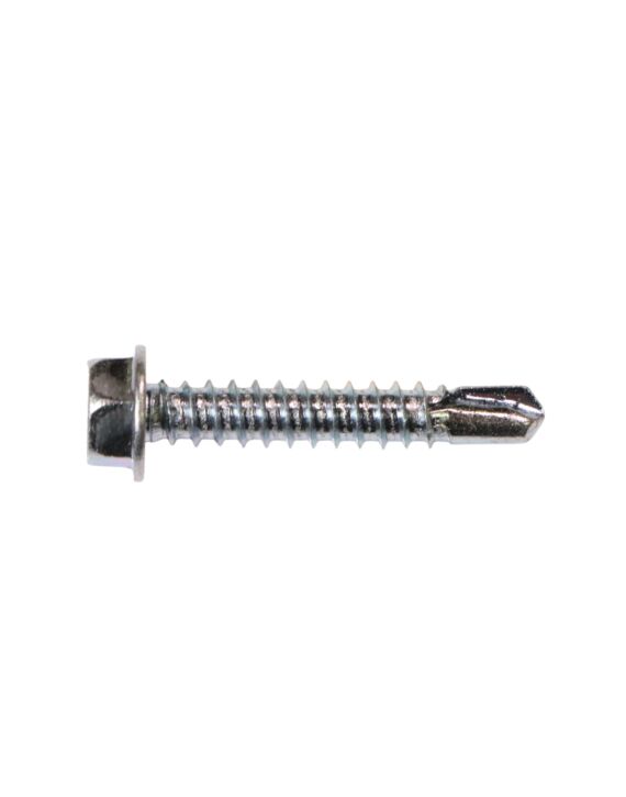 12-14 x 1-1/4 Hex Washer Head Self Drilling Screw Zinc - 3000/Ctn