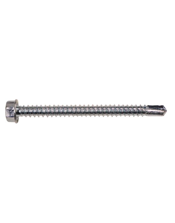 12 x 2-1/2 Hex Washer Head Self Drilling Screw Zinc 100/Box