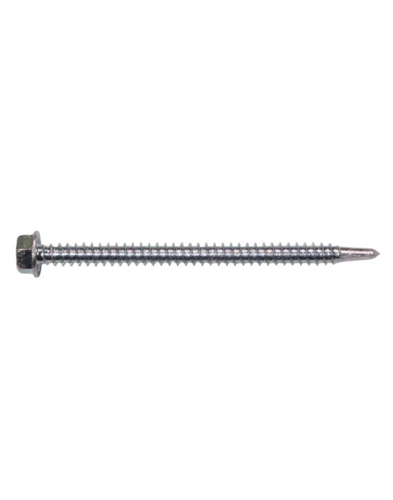 12 x 3 Hex Washer Head Self Drilling Screw Zinc 100/Box