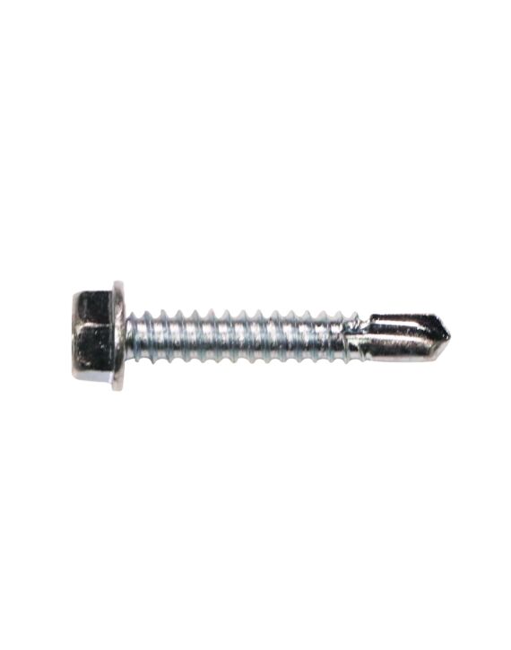 14 x 1-1/2 Hex Washer Head Self Drilling Screw Zinc 100/Box 1500/case
