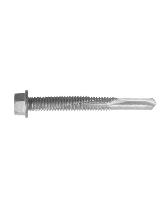 1/4-20 x 8 SD500 Hex Washer Head Self Drilling Screw #5 Pt CliMax Coated (3" Thread) 500/Ctn
