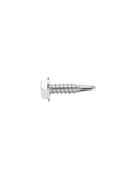 10 x 3/4 Hex Washer Self Drilling Screw Gr 410 Stainless Steel 1000/Box - 6000/Ctn