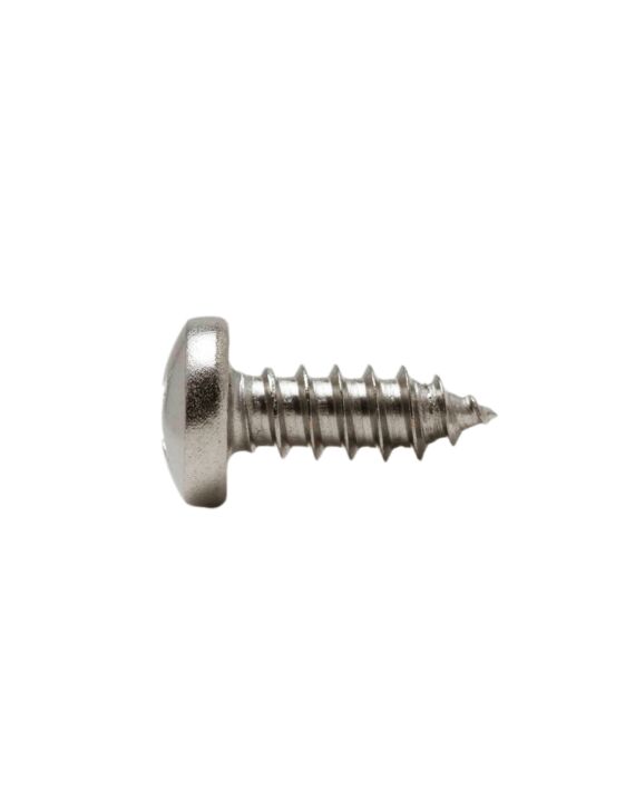 10-16 x 3/4 Pan Phillips Head Sheet Metal Screw Type AB Gr 18.8 Stainless Steel 1000/Box