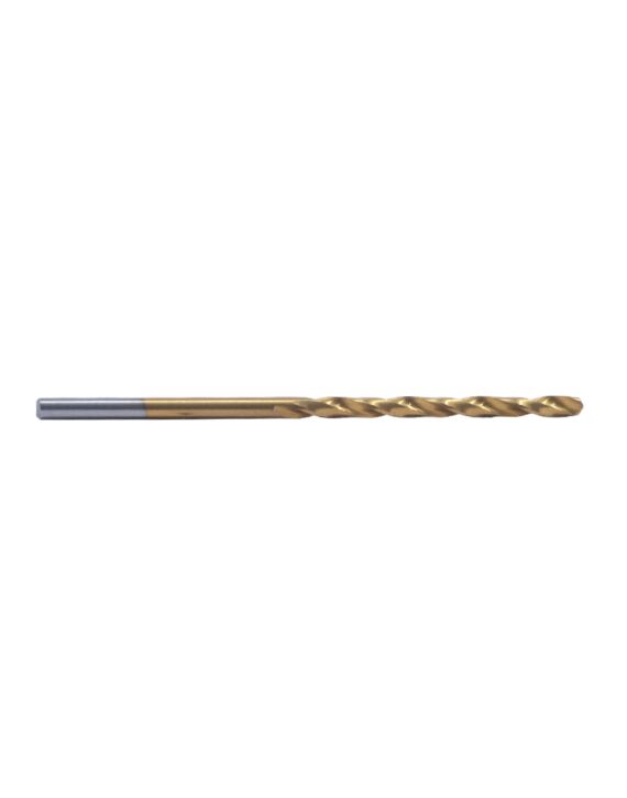 No 29 Jobber Drill Bit Gold Wire Tin-Coated 135 Degree Split Point 10/Pack