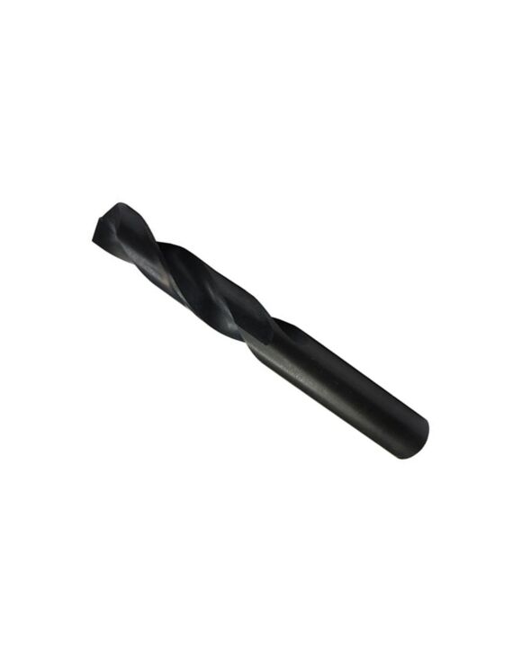3/8 HSS Stub Length Drill Bit Fractional Black Oxide 135 Split Point 5/Pack
