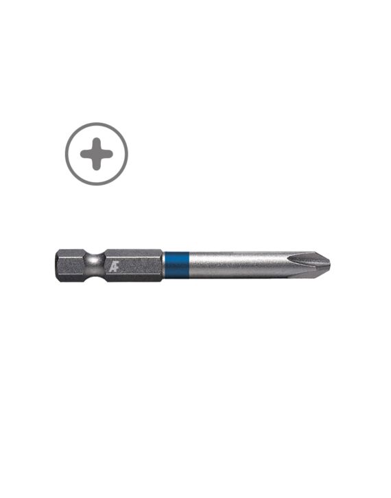 AF #3 x 2 Phillips Power Screwdriver Bit Magnetic, Enduro Impact Rated, 1/4 Hex Shank 10/Pack