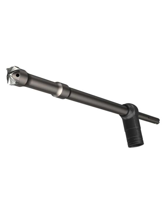 Dustless SDS-MAX Multi-Cutter Carbide Drill Bit with Vacuum Attachment