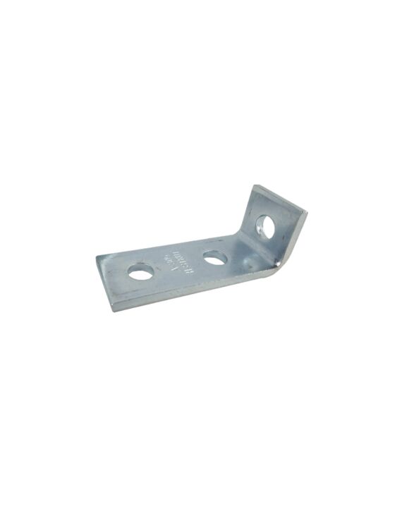 A-305  1-5/8 x 4-1/8 Strut Corner Angle 3 Hole Electro-Galvanized - 25/Box