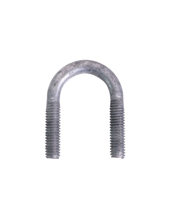 3/8-16 x 1-3/4 U-Bolt A307 Galvanized with 7/8 Between the Legs and 1-1/4 Thread