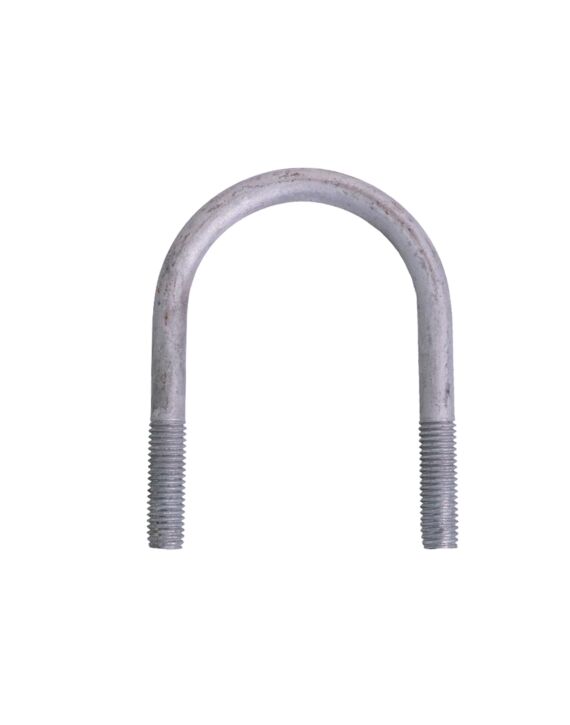 1/2-13 x 4-1/2 U-Bolt A307 Galvanized with 3" Between the Legs and 1-5/8 Thread