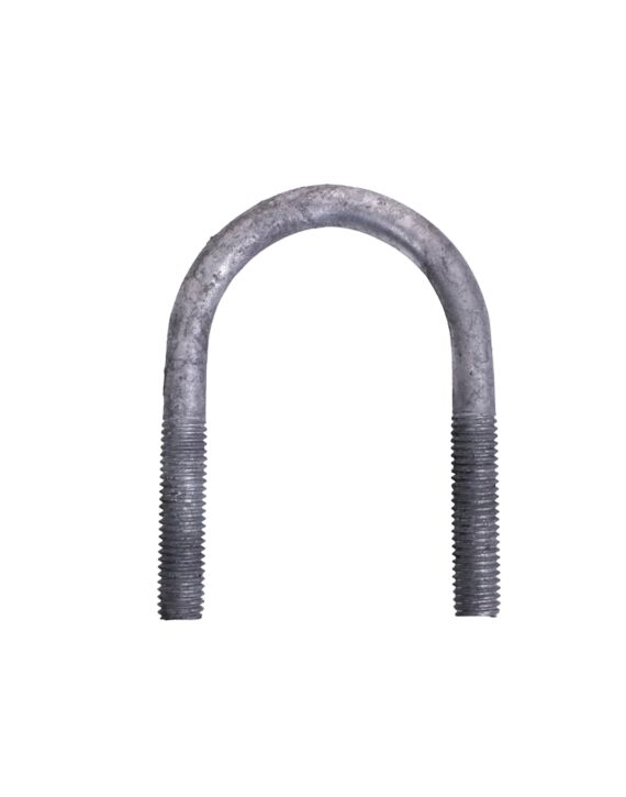 5/8-11 x 6-3/8 U-Bolt A307 Galvanized with 4-5/8 Between the Legs and 2-1/2 Thread