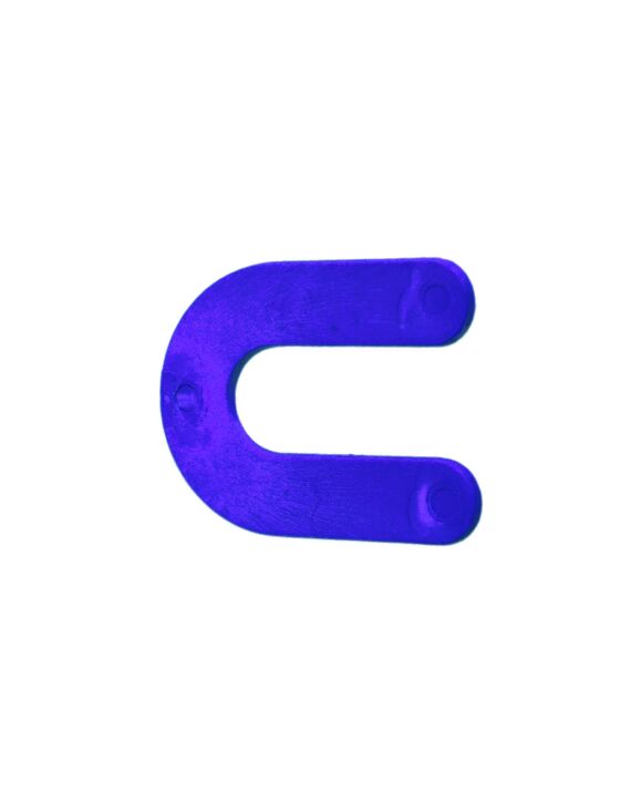 1/16 x 2-5/16 x 3 Horseshoe Shim Blue Box of 1000