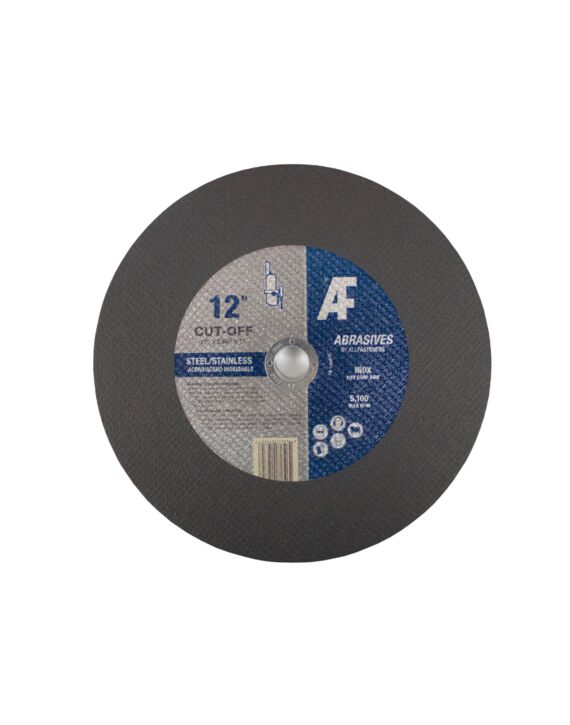 12 x 1/8 x 1 Cut Off Wheel Aluminum Oxide for Hand Held Saw for Metal - 25/Box