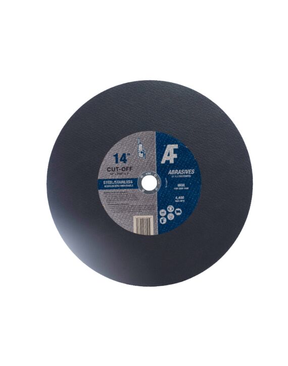 14 x 1/8 x 1 Cut Off Wheel Aluminum Oxide for Hand Held Gas Saw for Metal - 25/Box