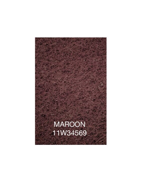 A008174  6 x 9 General Purpose Hand Pad Aluminum Oxide Maroon 10/Pack - 60/Case