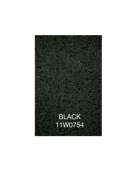 A006990  6 x 9 Finishing Hand Pad Silicon Carbide Black for Stainless Steel 10/Pack - 60/Case