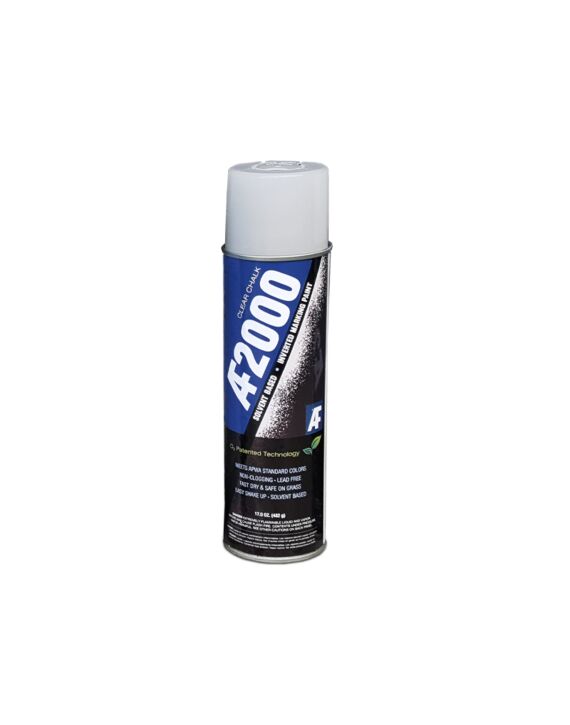 AF2001 Clear Chalk Line Saver (Solvent-Based) Inverted Marking Paint 15oz Can - 12/Case
