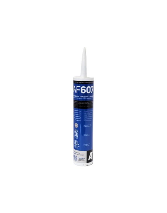 AF607 10oz Tube Gray Premium Water Based Duct Sealant - Smooth Coat - 25/Case 850/Pallet