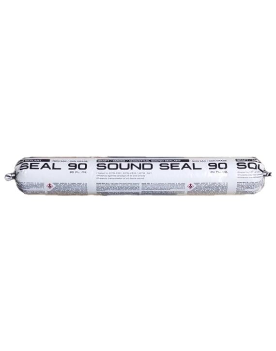 Sound Seal 90 Draft, Smoke, Acoustical Sound Sealant 20oz Sausage Tube 16/Ctn