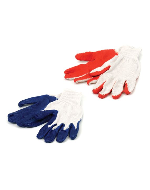 Smooth Latex String Knit Gloves