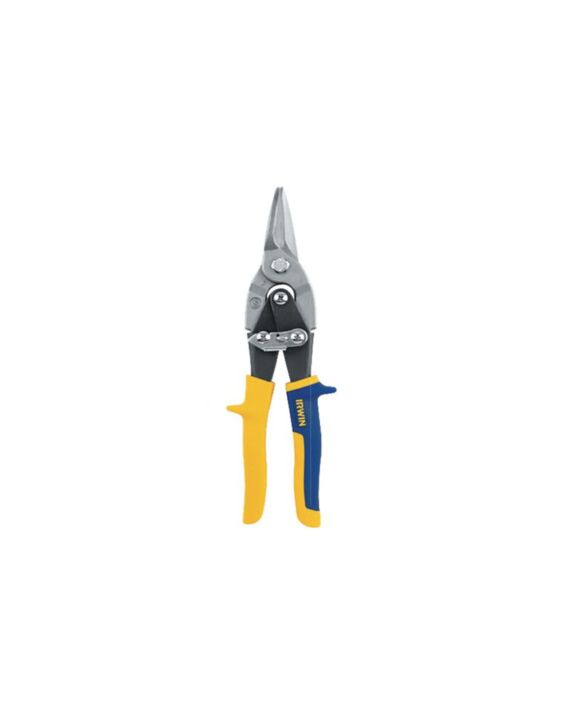 Aviation Snip, Compound Leverage, C, Straight, Yellow