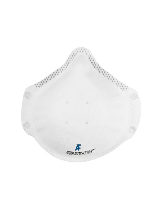 AF N95 Disposable Respirator Dust Mask / No Staples (20 Pc Box) - 8Bx/Ctn - 336Bx/Pallet (Price Per Box of 20)