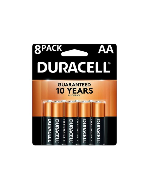 Duracell AA Batteries 8 Pack - 8/Case