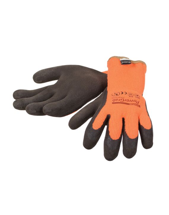Hi-Vis Orange Thermal Glove With Micro Grip Large Hang Pack