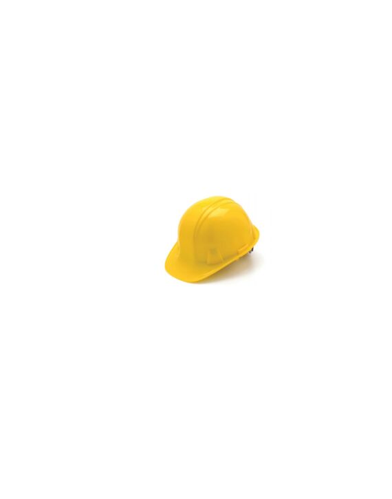 HP16130 Yellow Cap Style Hard Hat 6-Point Ratchet 16/Case