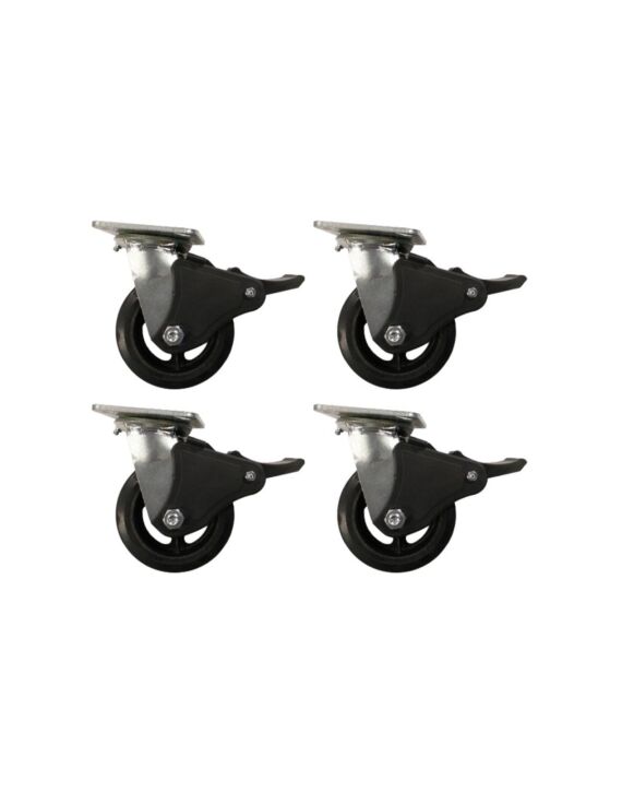 Caster Set (4 pcs 5" x 2") to suit AF Site Box Models SB670, SB850, & SC1100