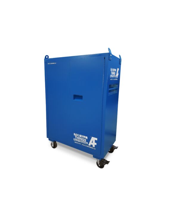 AF® Steel Site Cabinet, 39.42 cu.ft., 43 x 24 x 57in Includes Castors & Plastic Bins